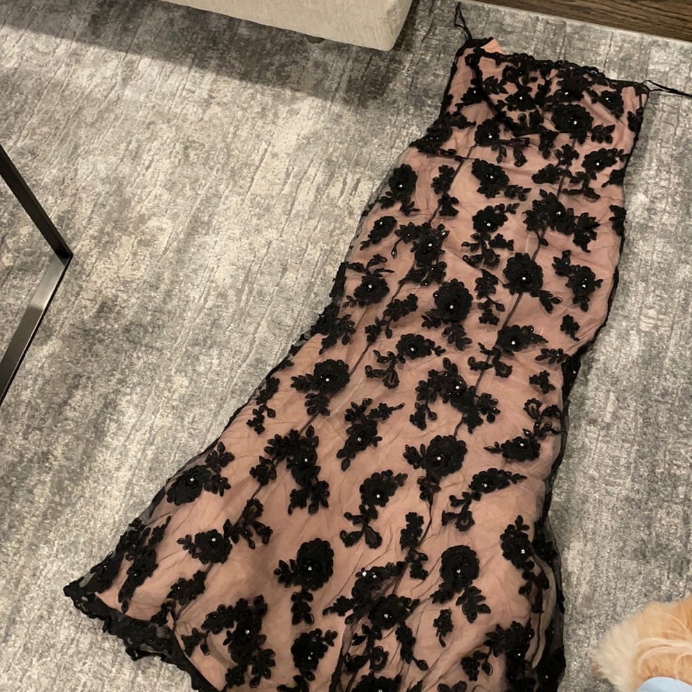 Jovani strapless gown